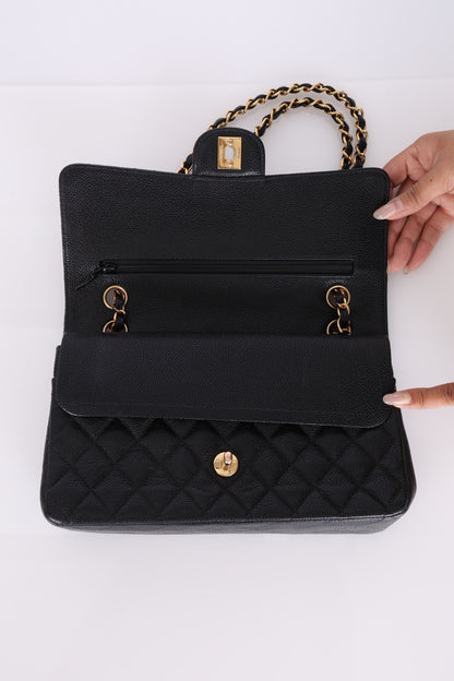 Chanel 2003 Caviar Medium Double Flap