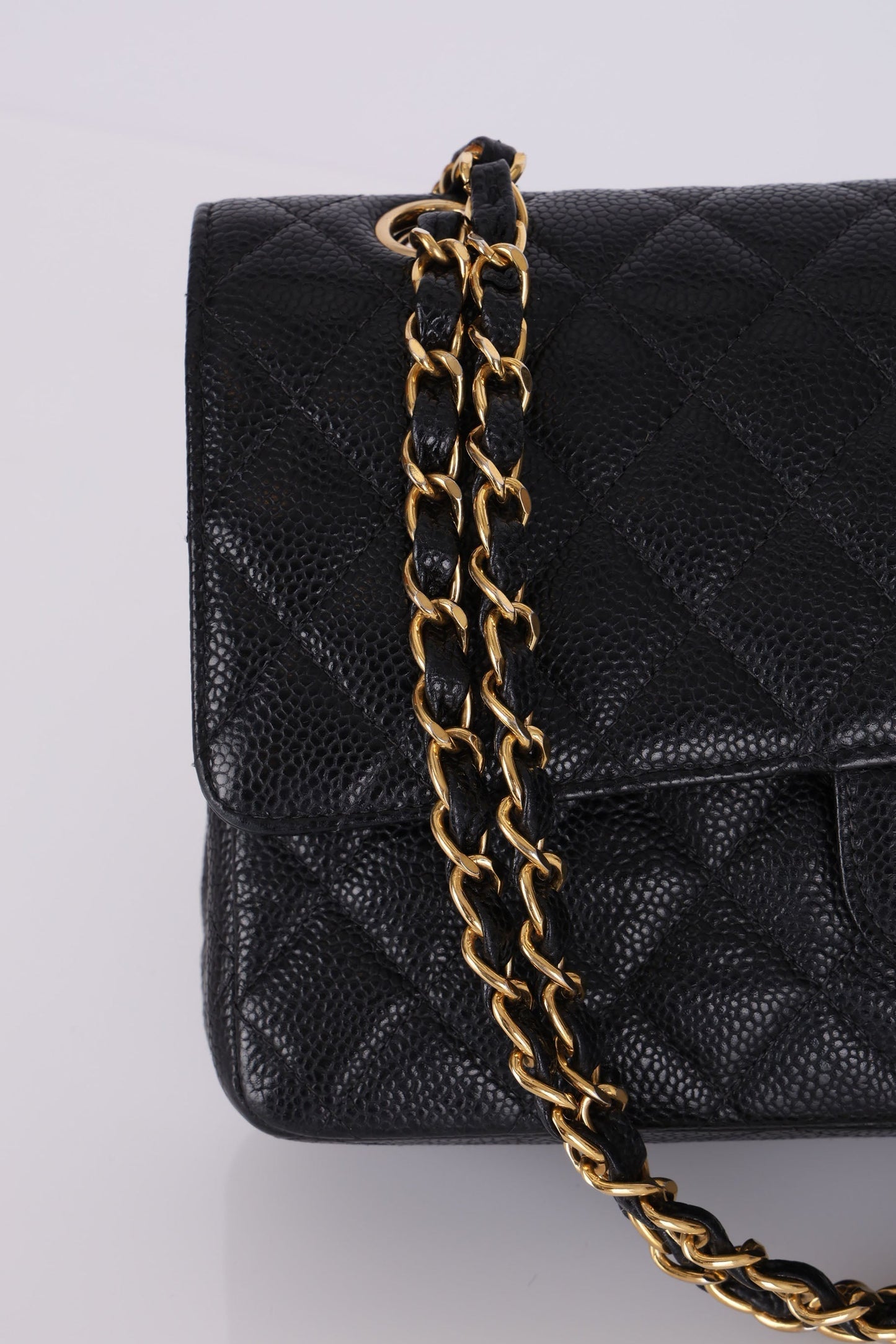 Chanel 2003 Caviar Medium Double Flap