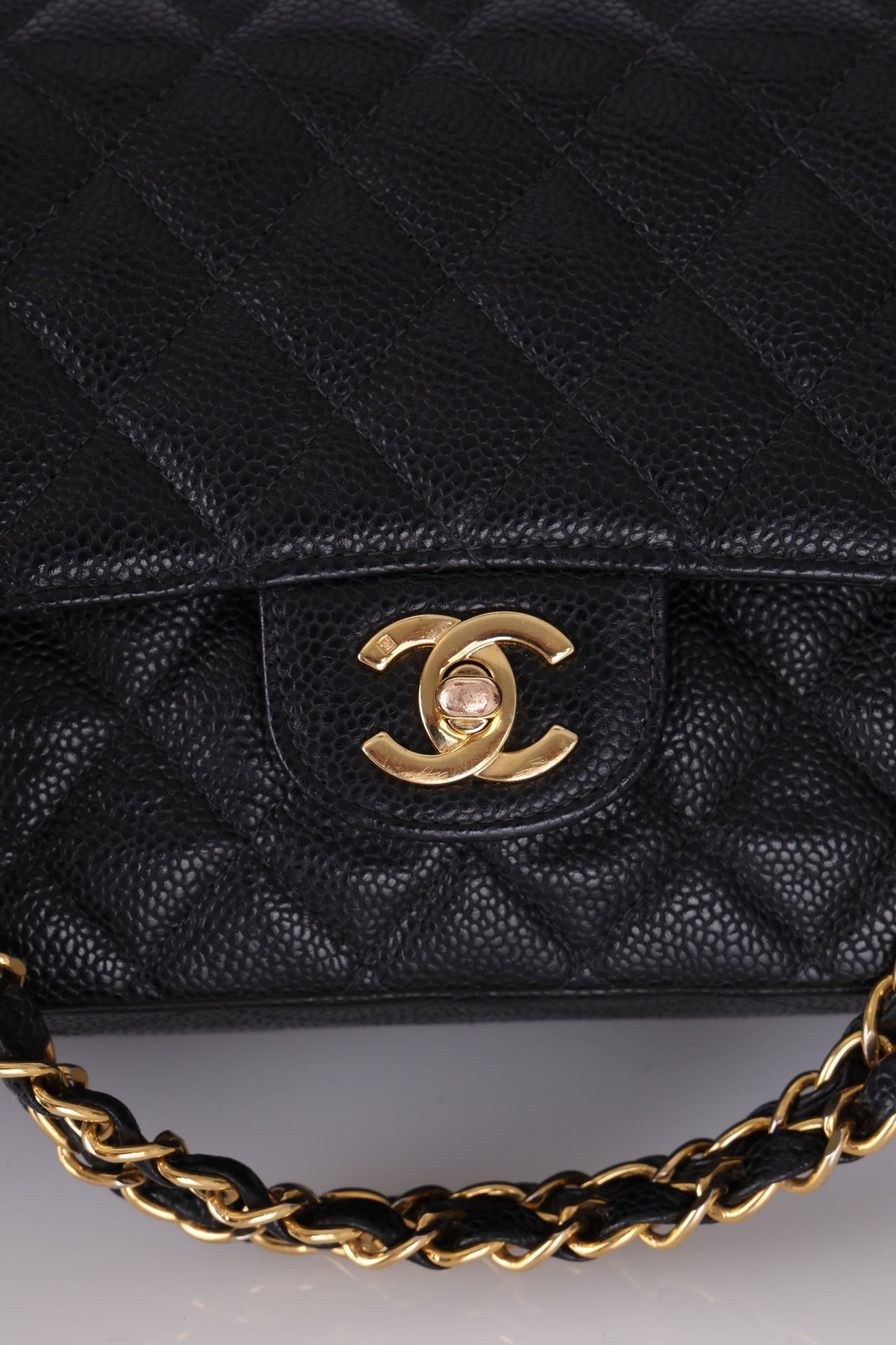 Chanel 2003 Caviar Medium Double Flap