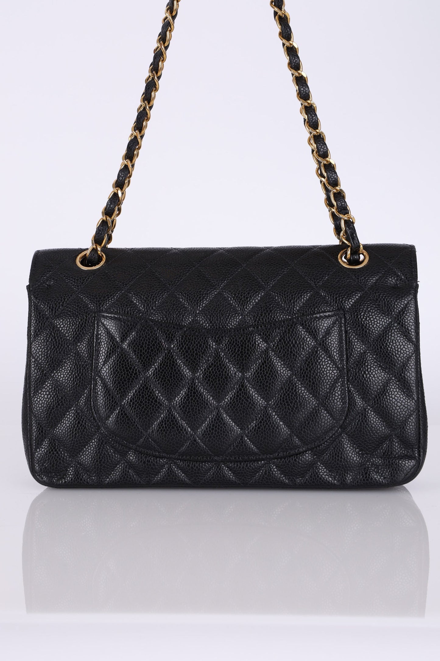 Chanel 2003 Caviar Medium Double Flap