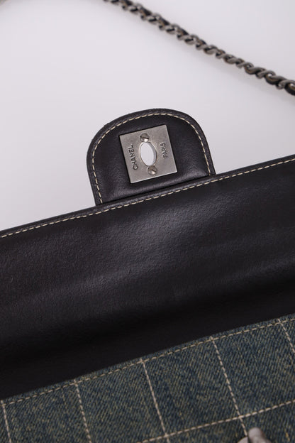Chanel 2000 Denim East West Flap