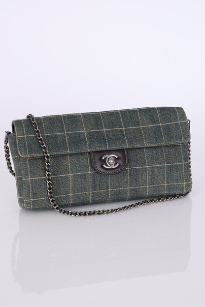 Chanel 2000 Denim East West Flap
