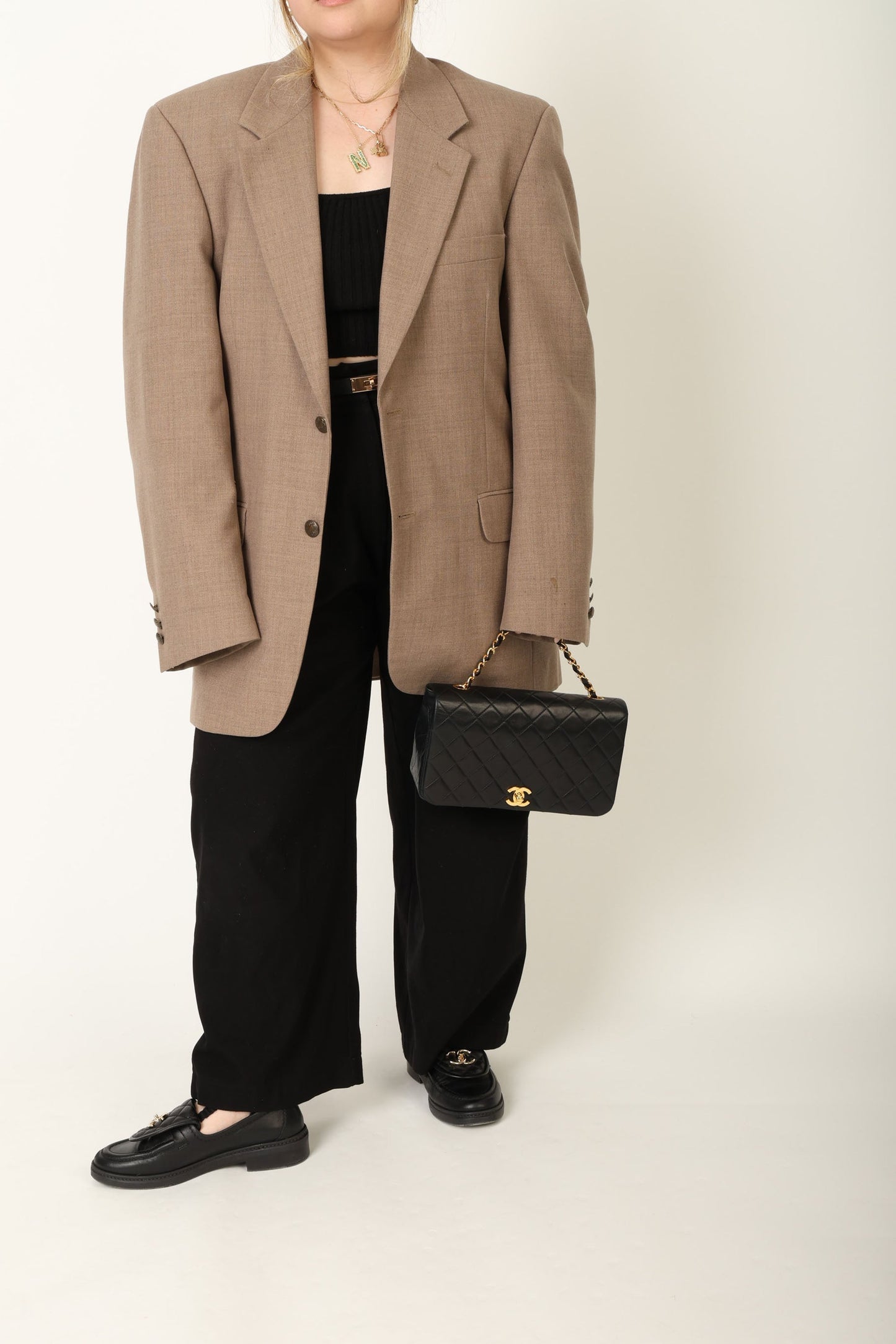 Chanel 1991 Lambskin Turnlock Full Flap