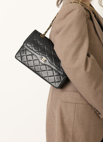 Chanel 1989 Lambskin Paris Double Flap