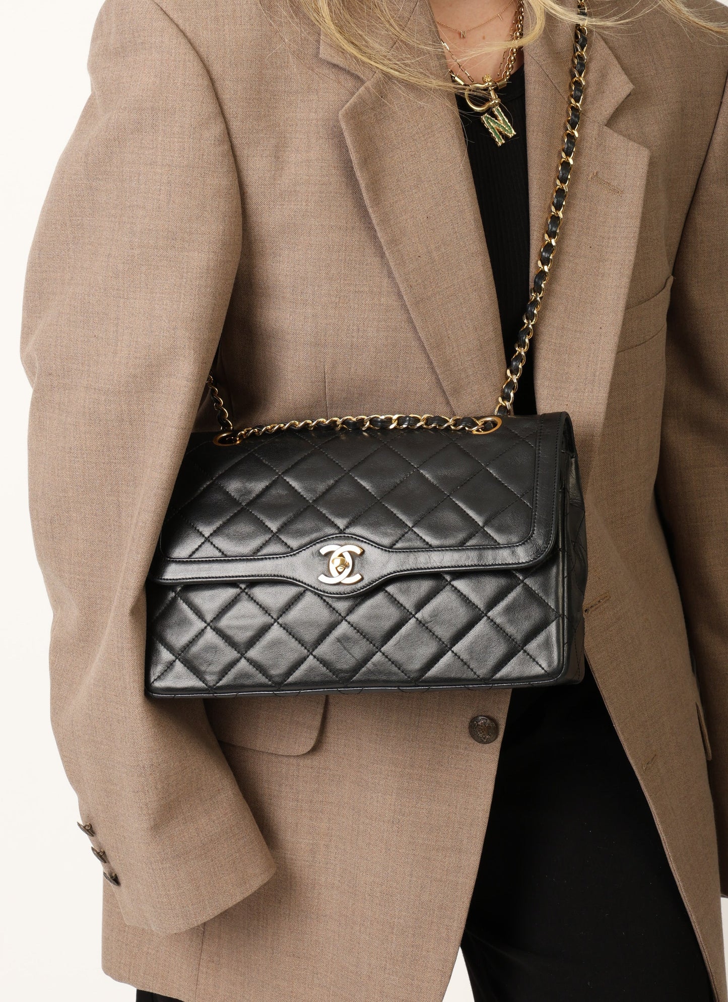 Chanel 1989 Lambskin Paris Double Flap