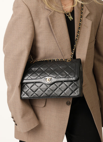 Chanel 1989 Lambskin Paris Double Flap