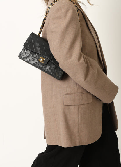 Chanel 1991 Lambskin Small Double Flap