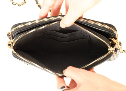 Chanel 2018 Caviar Filigree Chain Shoulder Bag