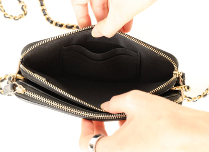 Chanel 2018 Caviar Filigree Chain Shoulder Bag