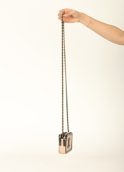 Chanel 2018 Caviar Filigree Chain Shoulder Bag