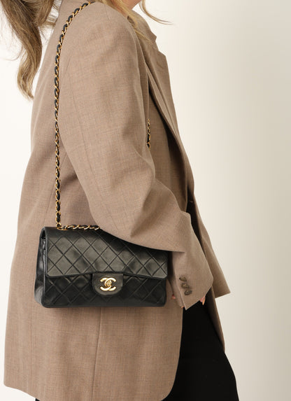 Chanel 1991 Lambskin Small Double Flap