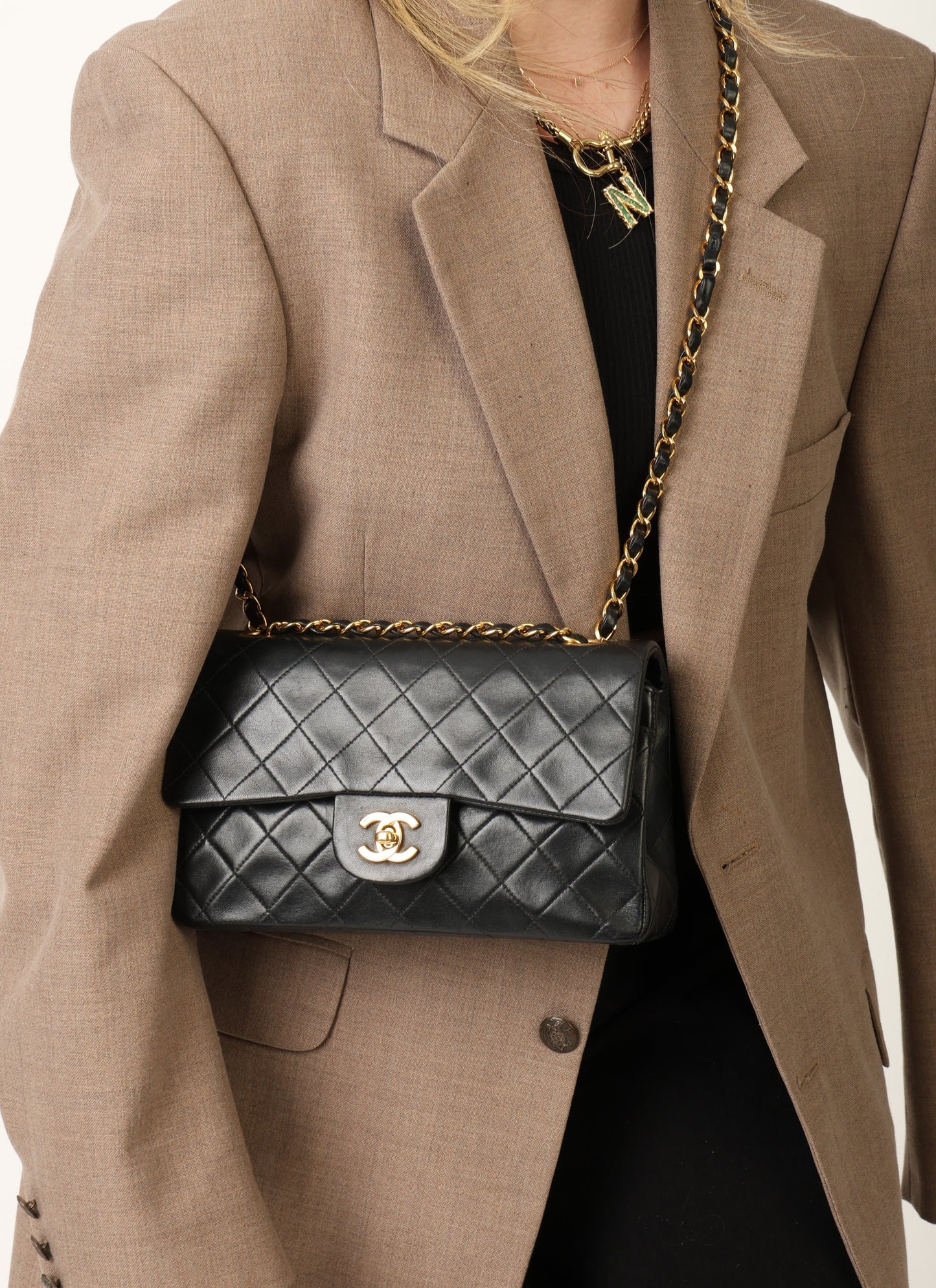 Chanel 1991 Lambskin Small Double Flap