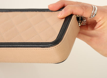 Chanel 2018 Caviar Filigree Chain Shoulder Bag