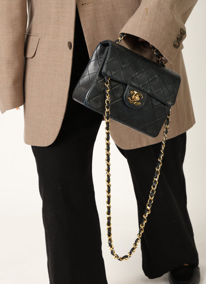 Chanel 1989 Lambskin Mini Square Flap
