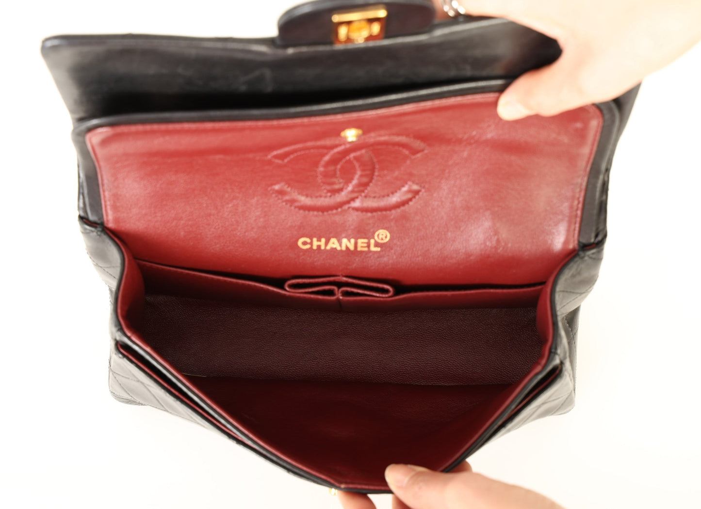 Chanel 1989 Lambskin Small Double Flap