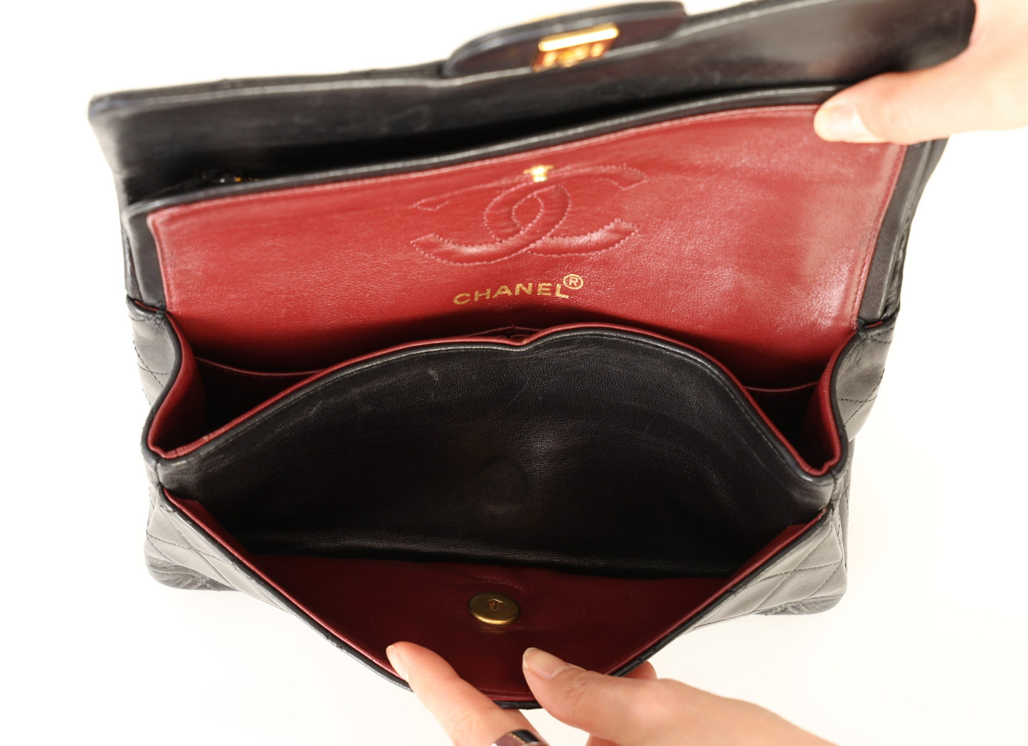 Chanel 1989 Lambskin Small Double Flap