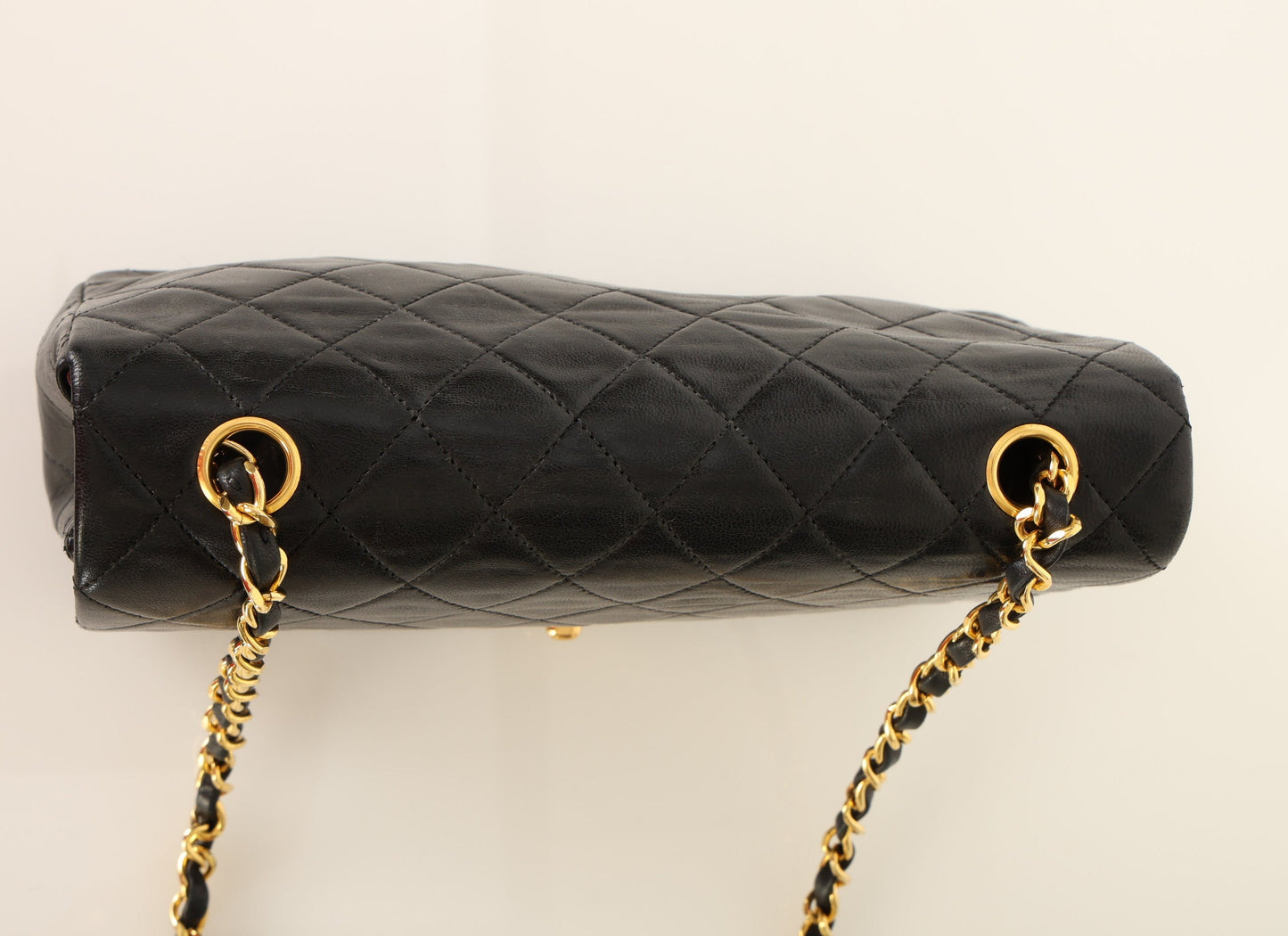 Chanel 1989 Lambskin Turnlock Medium Full Flap