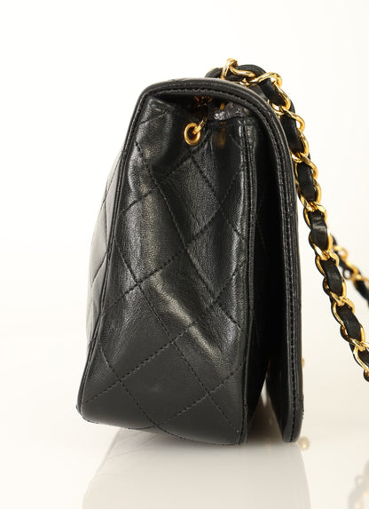 Chanel 1989 Lambskin Turnlock Medium Full Flap
