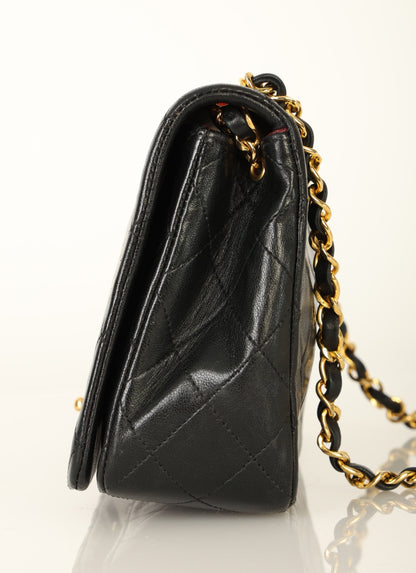 Chanel 1989 Lambskin Turnlock Medium Full Flap