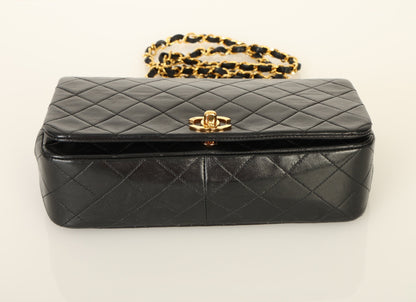 Chanel 1989 Lambskin Turnlock Medium Full Flap