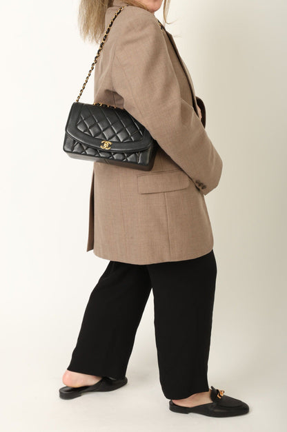 Chanel 1991 Lambskin Medium Diana