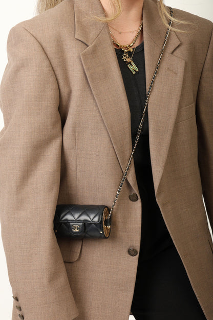Chanel 2021 Lambskin Chain Minaudi??re