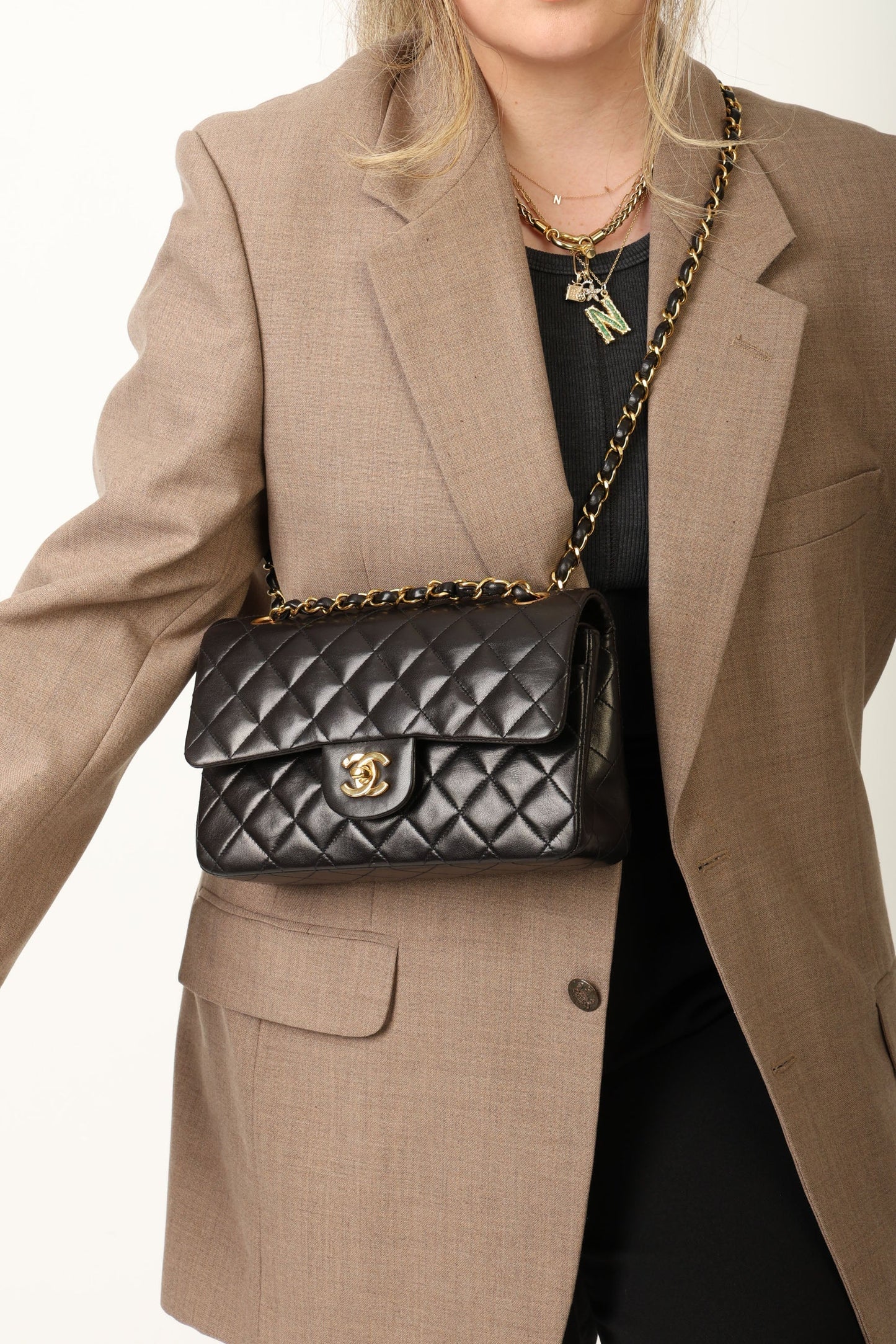 Chanel 1994 Lambskin Small Double Flap