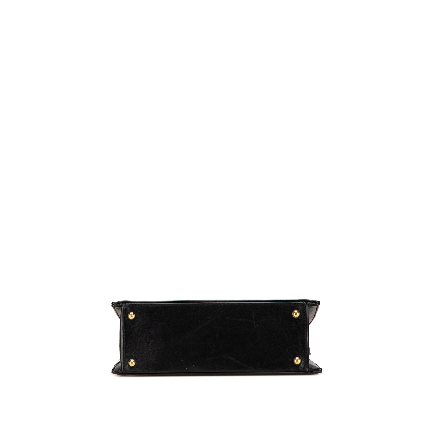 Black Chanel Lambskin Logo Tote