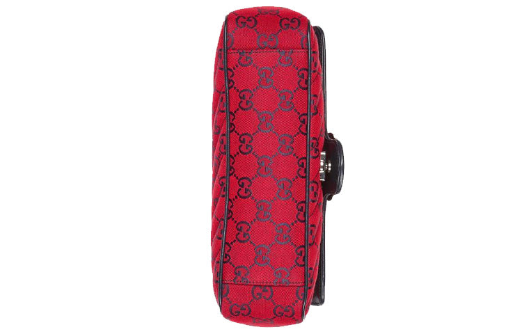 (WMNS) Gucci Marmont Shoulder Messenger Bag 'Red Navy Blue' 443497-2UZCV-6477