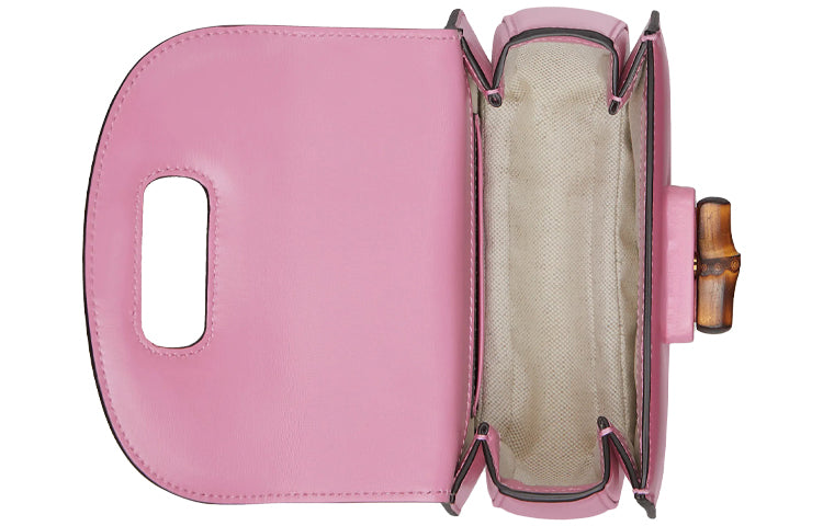 (WMNS) Gucci Bamboo 1947 Mini Top Handle Bag 'Pink' 686864-10ODT-5467