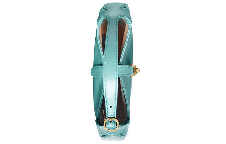 (WMNS) Gucci Jackie 1961 SeriesBag Single-Shoulder Bag MIni-Size Blue 637091-10O0G-4933