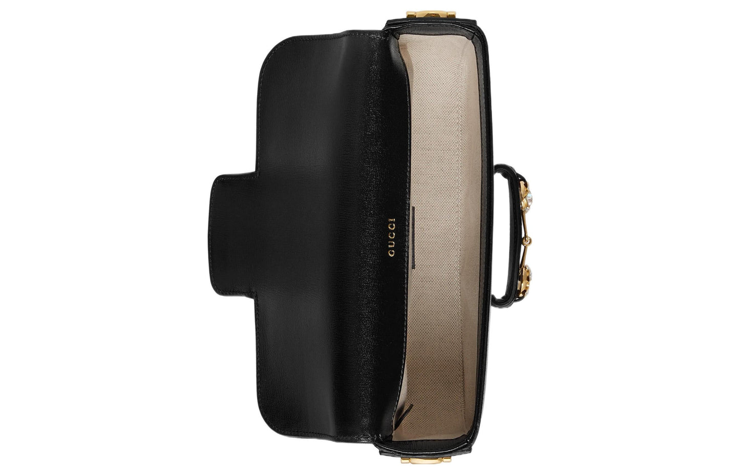 (WMNS) Gucci Horsebit 1955 Small Shoulder Bag 'Black' 735178-AACPL-1081