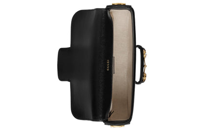 (WMNS) Gucci Horsebit 1955 Small Shoulder Bag 'Black' 735178-AACPL-1081