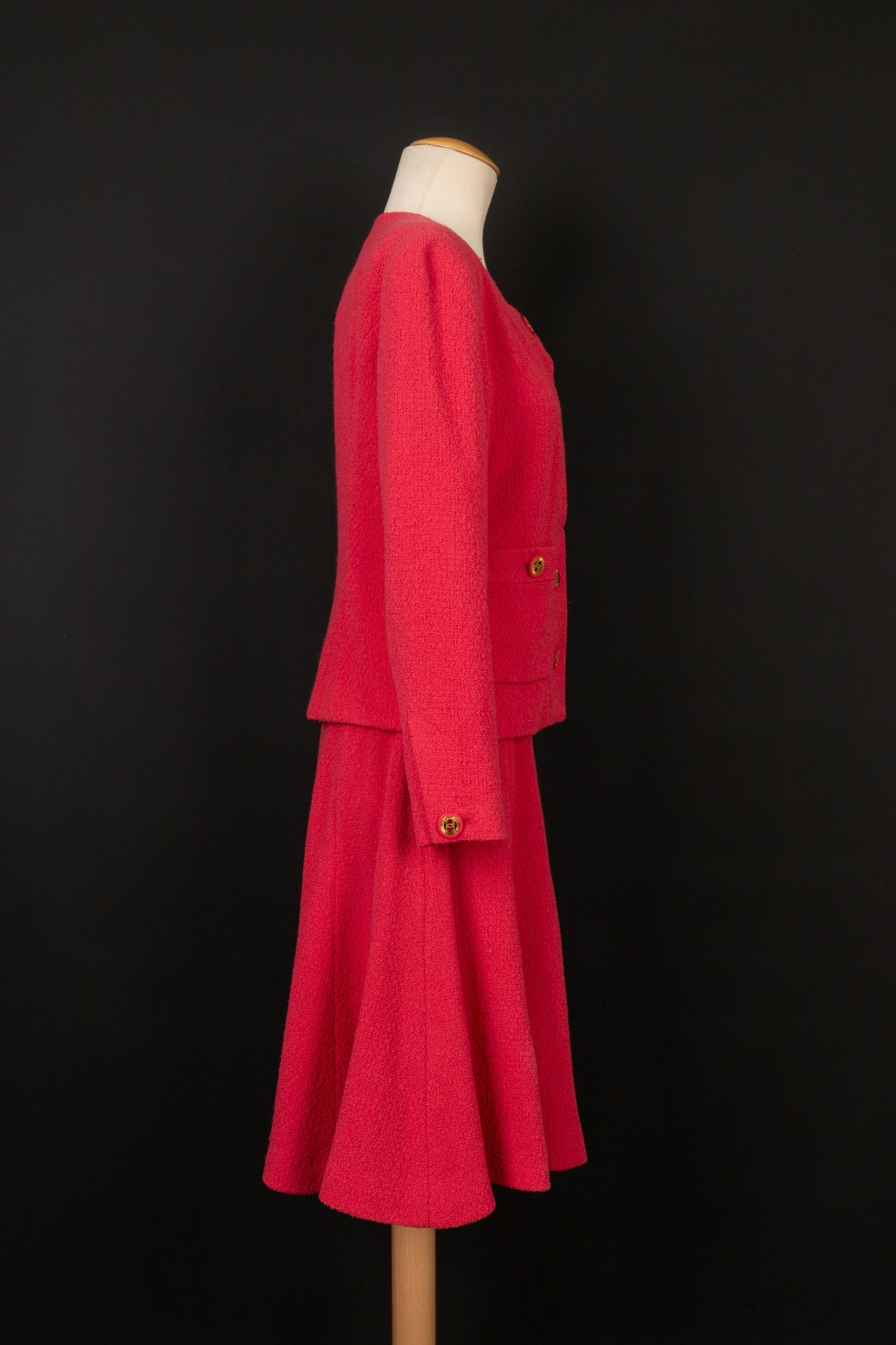 Ensemble tailleur rose Chanel