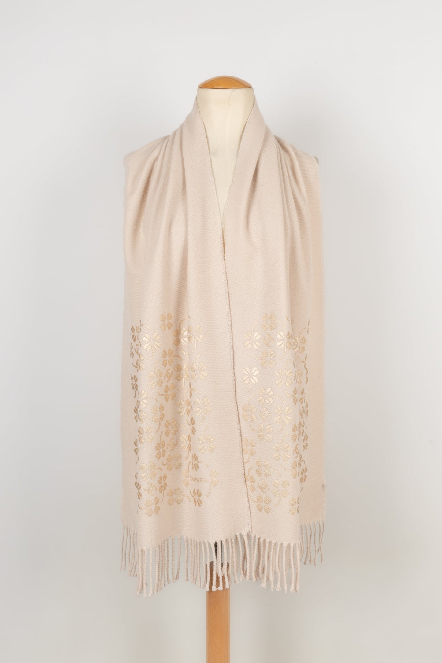 Echarpe en laine et cachemire Chanel