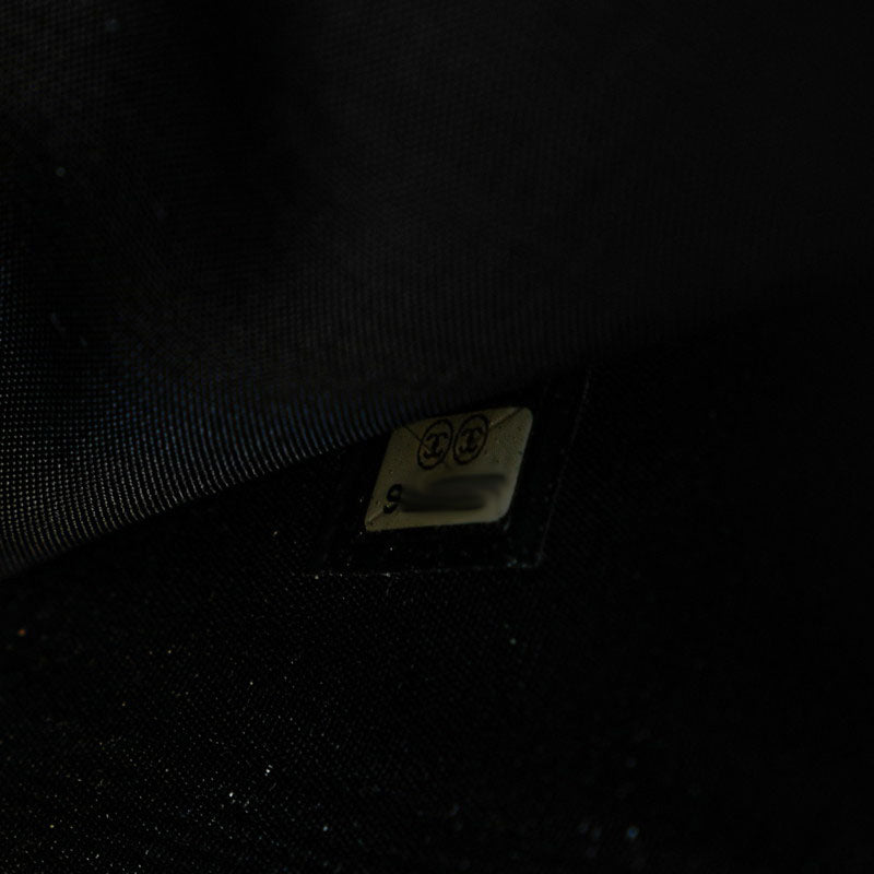 Chanel Caviar Skin Coco Mark Long Wallet