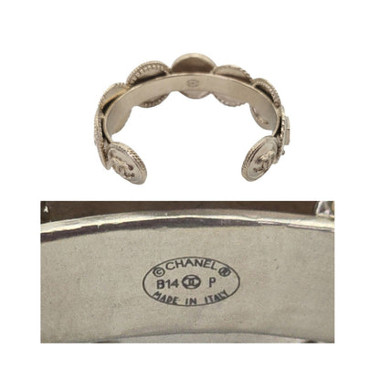 Chanel CC Medallion Coin Cuff Bracelet