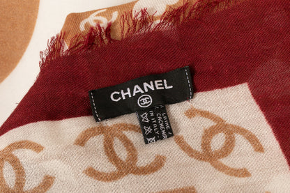 Foulard / tole en laine et cachemire Chanel