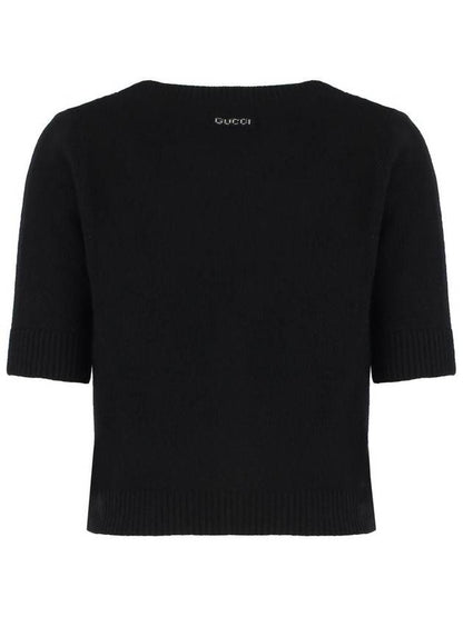 Gucci 23 fw VNECKED Cashmere Cardigan 770032XKDRL1000 B0710937422