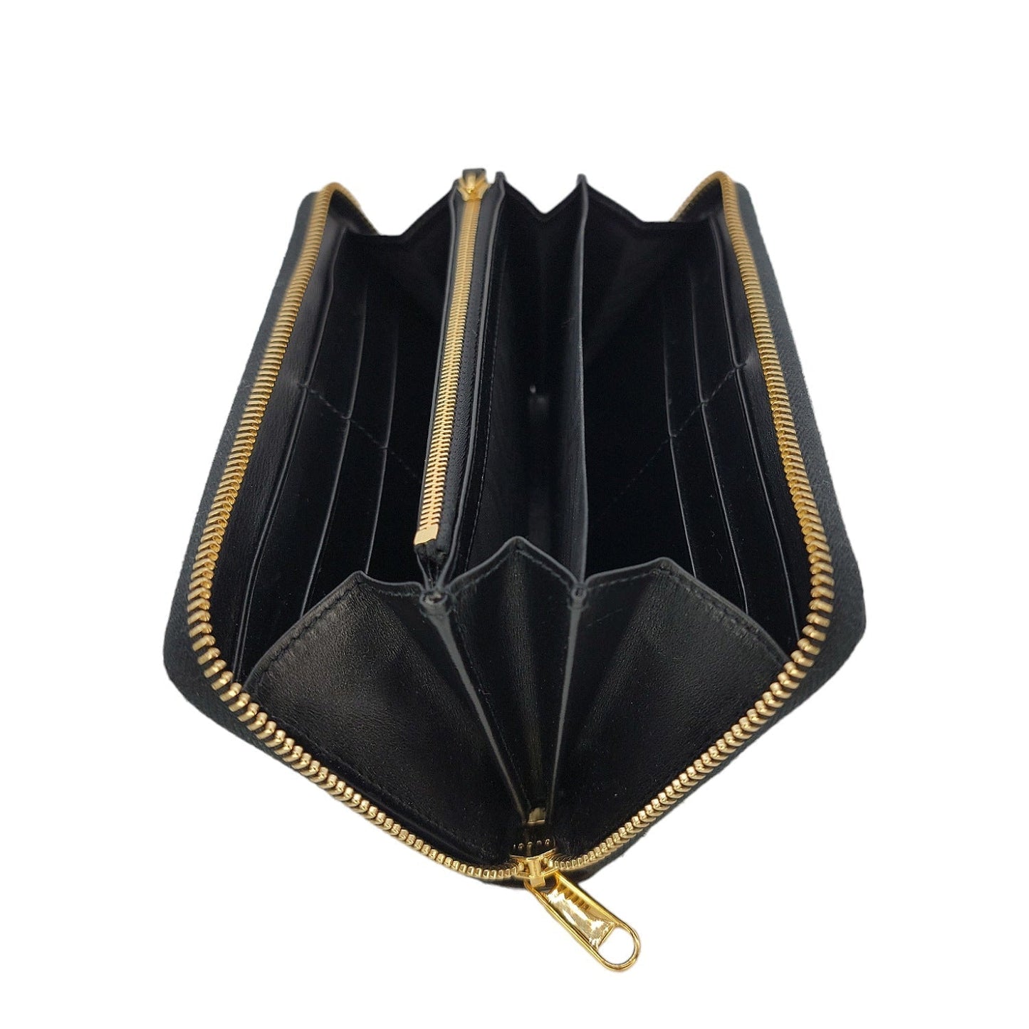 Gucci Black Calf Horsebit 1955 Continental Wallet
