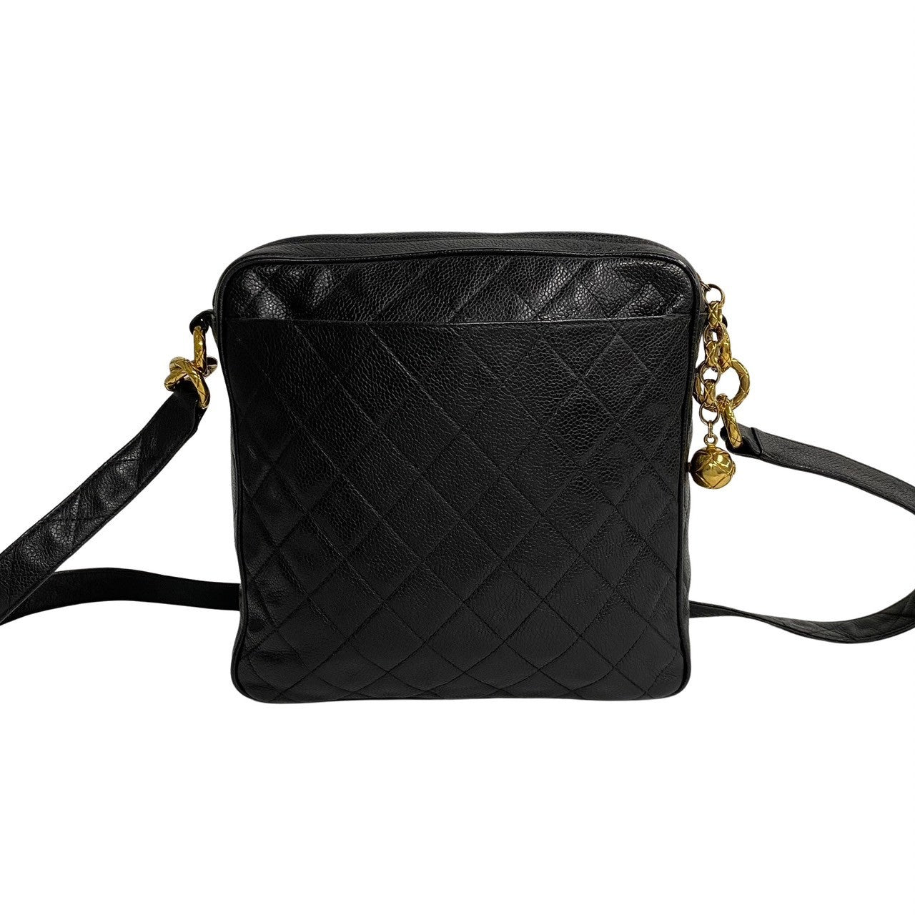 Chanel CC Caviar Crossbody Bag Leather Crossbody Bag 33037 in New Condition