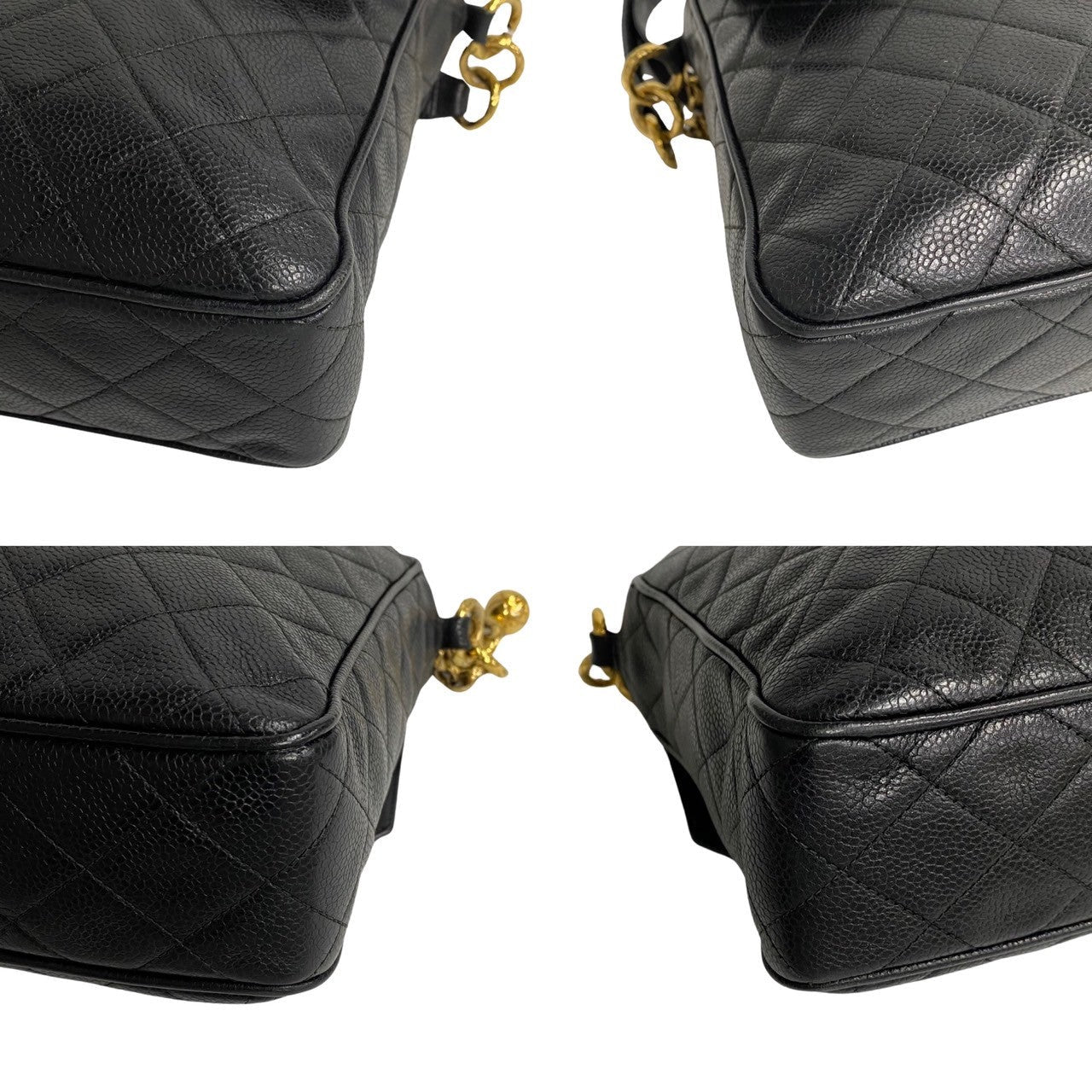 Chanel CC Caviar Crossbody Bag Leather Crossbody Bag 33037 in New Condition