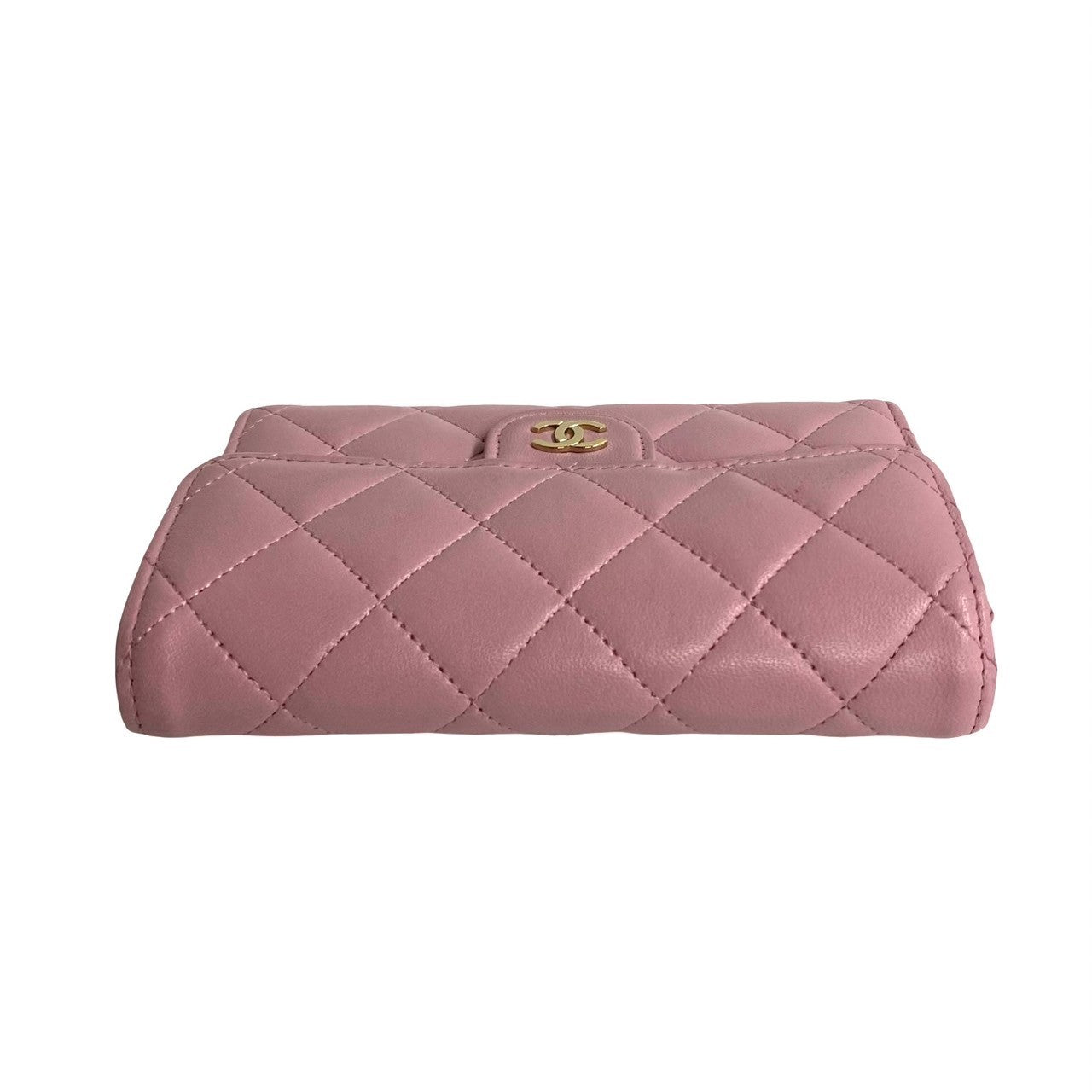 Chanel CC Classic Bifold Flap Wallet  Leather Short Wallet in New Condition