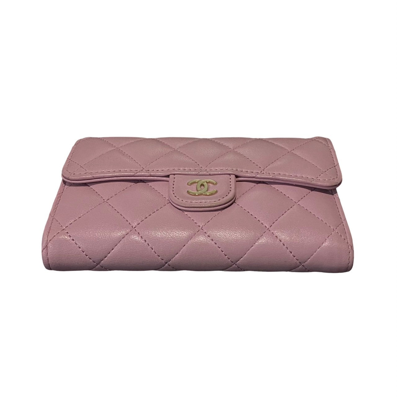 Chanel CC Classic Bifold Flap Wallet  Leather Short Wallet in New Condition