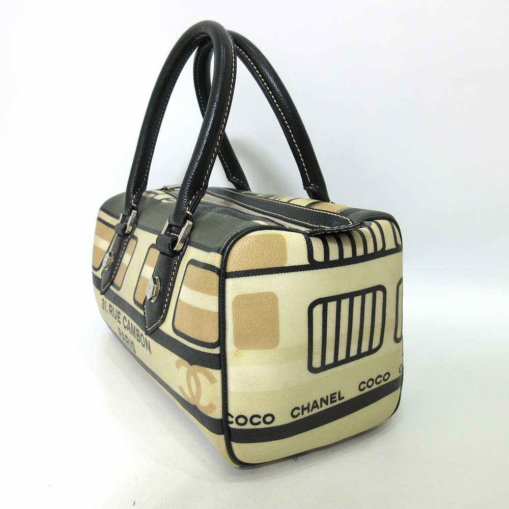 Chanel Central Station Mini Boston Bag Beige