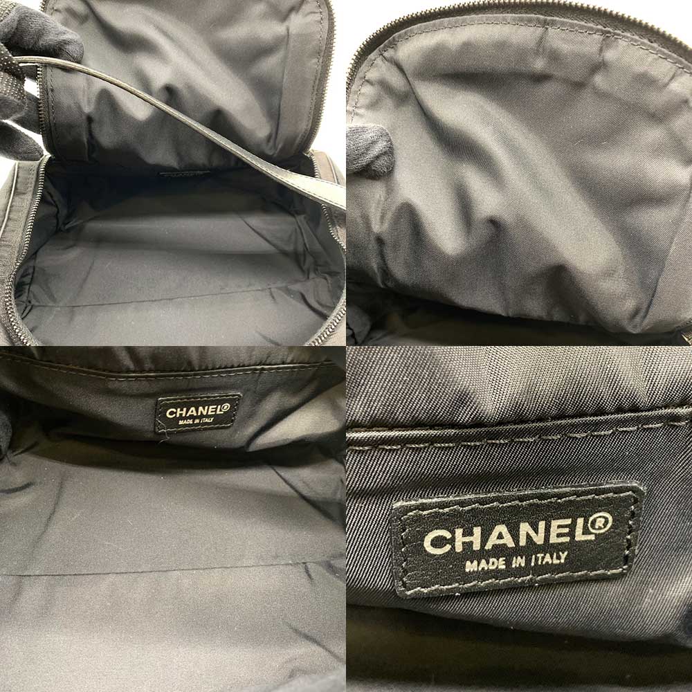 Chanel Nylon Jacquard Vanity Bag A15829