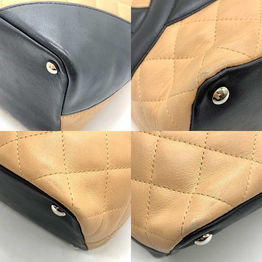 Chanel Cambon Line Medium Tote Bag Leather