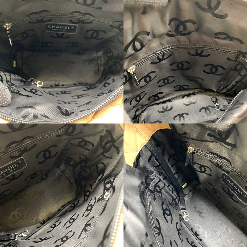 Chanel Cambon Line Medium Tote Bag Leather