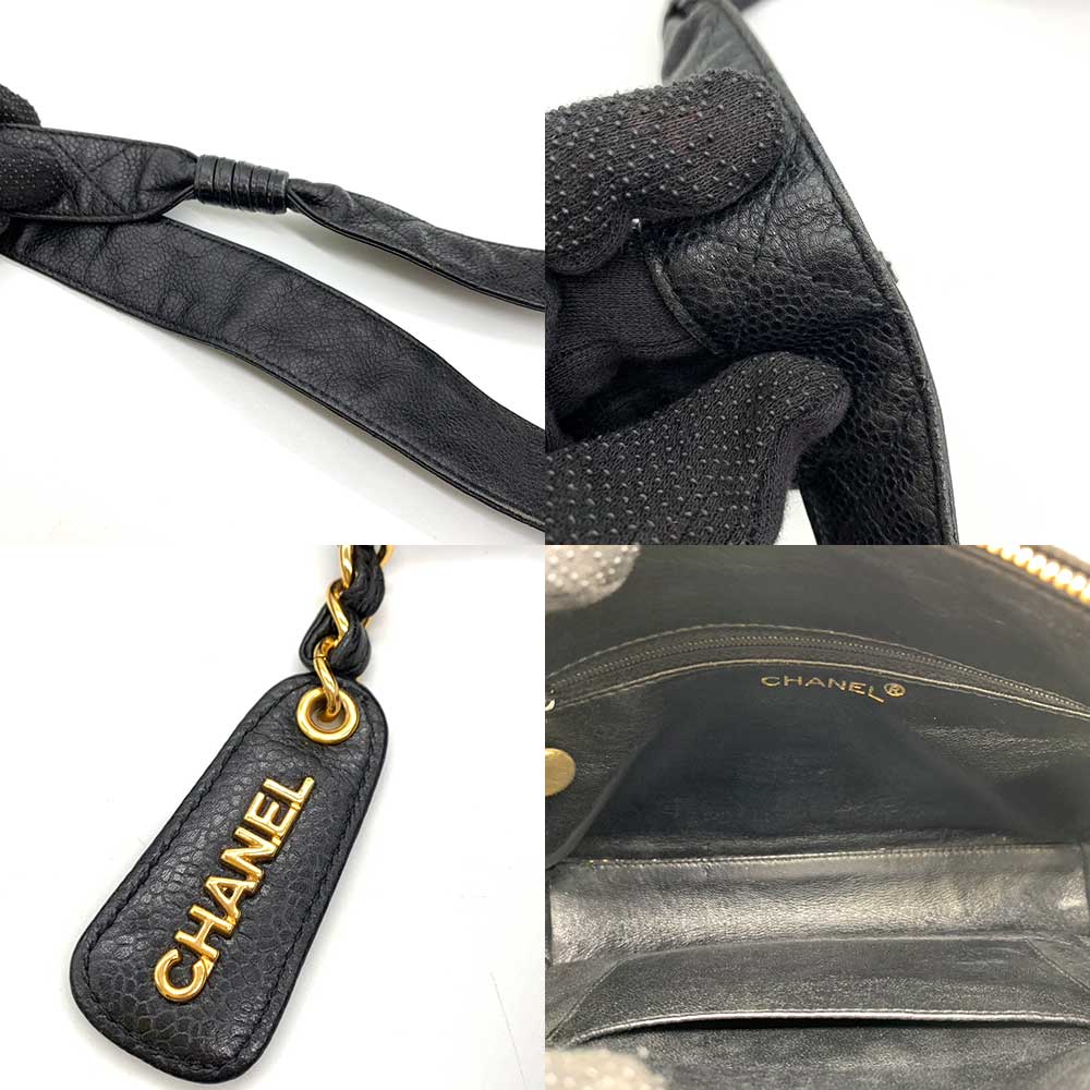 Chanel Caviar Skin Matelasse Shoulder Bag