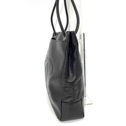 Chanel Caviar Leather Tote Bag Black